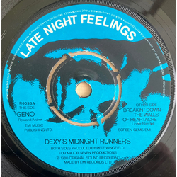 Dexys Midnight Runners Geno Vinyl 7" USED
