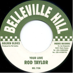 Rod Taylor / Private Tabby Your Love / No Worry Yourself Vinyl 7" USED