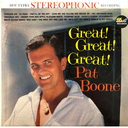 Pat Boone Great! Great! Great! Vinyl LP USED