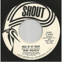 Erma Franklin Piece Of My Heart Vinyl 7" USED