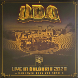 U.D.O. (2) Live In Bulgaria 2020 (Pandemic Survival Show) 3xLP Album Ltd Yel - USED