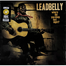 Leadbelly Where Did You Sleep Last Night? LP Album Ltd RE Gol - USED