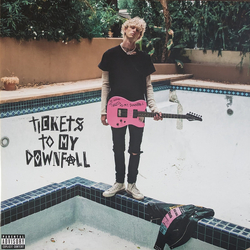 Machine Gun Kelly (2) Tickets To My Downfall LP Album Ltd Pin - USED
