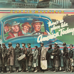 Curtis Mayfield There's No Place Like America Today LP Album Ltd RE Tur - USED