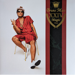 Bruno Mars XXIVK Magic LP Album Ltd RE Gol - USED