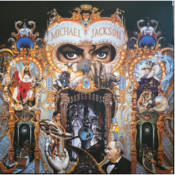 Michael Jackson Dangerous 2xLP Album Ltd RE Sil - USED