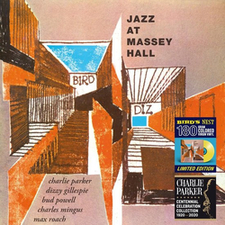 Charlie Parker Featuring Dizzy Gillespie; Bud Powell; Charles Mingus; Max Roach Jazz At Massey Hall LP Album Ltd RE RM Yel - USED