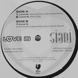 Siani Love Is Vinyl 12" USED