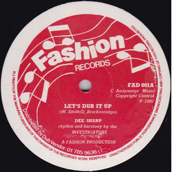 Dee Sharp Let's Dub It Up Vinyl 12" USED