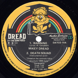 Mikey Dread Warning Vinyl 12" USED