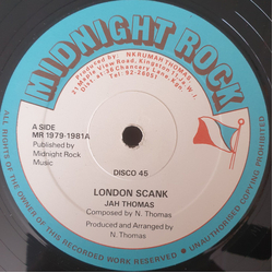 Jah Thomas / The Roots Radics London Scank Vinyl 12" USED