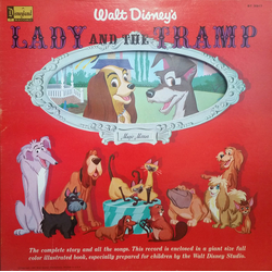 Ginny Tyler Lady And The Tramp Vinyl LP USED