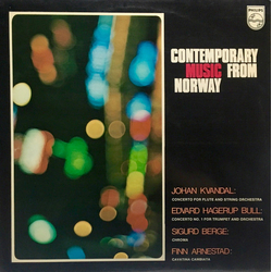 Johan Kvandal / Edvard Hagerup Bull / Sigurd Berge / Finn Arnestad Contemporary Music From Norway Vinyl LP USED