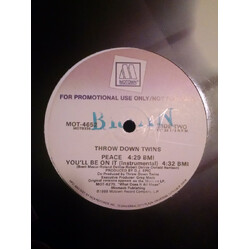 Throw Down Twins You'll Be On It USED VINYL 12INCH PROMO