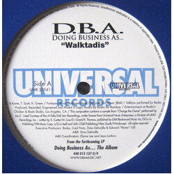 D.B.A. (3) Walktadis USED VINYL 12INCH PROMO
