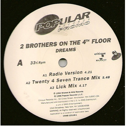 2 Brothers On The 4th Floor Dreams Vinyl 12" USED