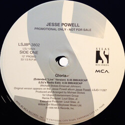 Jesse Powell Gloria USED VINYL 12INCH 33 S RPM PROMO