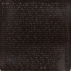 Oneiro Shhh! Vinyl 12" USED