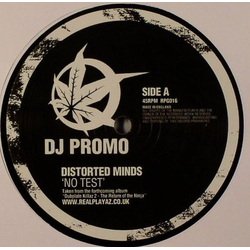 Distorted Minds No Test / Old Times Vinyl 12" USED