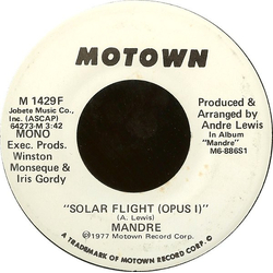 Mandré Solar Flight (Opus I) Vinyl 7" USED