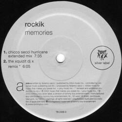 Rockik Memories VINYL 12" USED