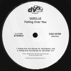 Gizelle D'Cole Falling Over You USED VINYL 12INCH