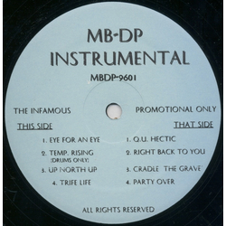 Mobb Deep The Infamous (Instrumental) Vinyl LP USED