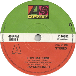 Björn J:Son Lindh Love Machine / Aria Vinyl 7" USED