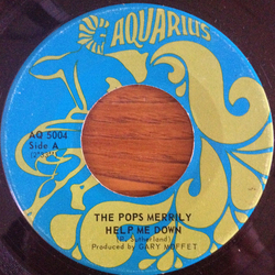 The Pops Merrily Help Me Down Vinyl 7" USED