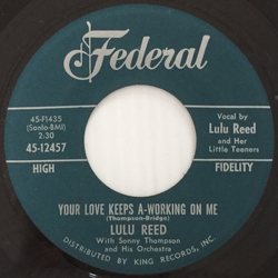 Lula Reed Your Love Keeps A-Working On Me / Do The President Twist Vinyl 7" USED