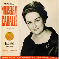 Montserrat Caballé Recital Vinyl LP USED