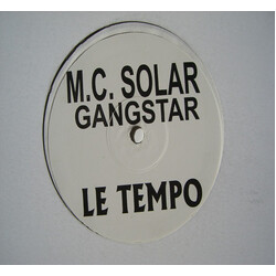 MC Solaar Le Tempo USED VINYL 12INCH 33 S RPM MAXI-SINGLE WHITE LABEL