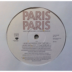 Malcolm McLaren / Catherine Deneuve / Secret Knowledge Paris Paris Vinyl 12" USED
