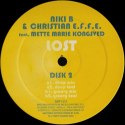 Niki B & Christian E.F.F.E. / Mette Marie Kongsved Lost (Disk 2) Vinyl 12" USED