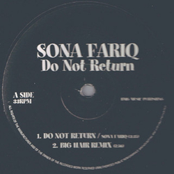 Sona Fariq Do Not Return Vinyl 12" USED