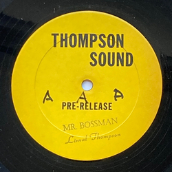 Linval Thompson / Ranking Trevor Mr Boss Man / Don't Push Me Around Vinyl 12" USED
