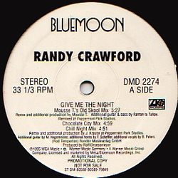 Randy Crawford Give Me The Night Vinyl 12" USED