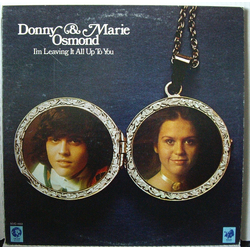 Donny & Marie Osmond I'm Leaving It All Up To You Vinyl LP USED