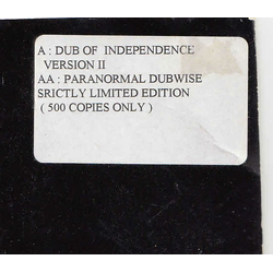 Rhythmites Dub Of Independence / Paranormal Dubwise Vinyl 12" USED