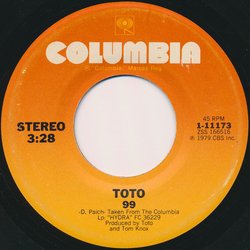 Toto 99 Vinyl 7" USED