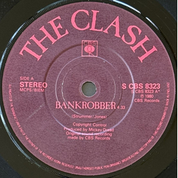 The Clash Bankrobber Vinyl 7" USED