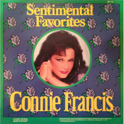 Connie Francis Sentimental Favorites Vinyl LP USED
