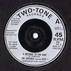 The Specials / Rico Rodriguez A Message To You Rudy / Nite Klub Vinyl 7" USED