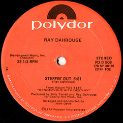 Ray Dahrouge Steppin' Out / Hangin' On Vinyl 12" USED