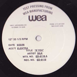 Silk (4) If You Vinyl 12" USED