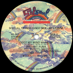 Instant Funk I Got My Mind Made Up / Crying Vinyl 12" USED