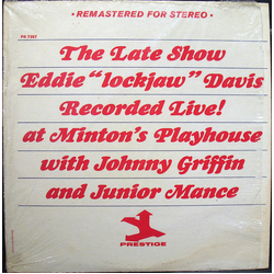 Eddie "Lockjaw" Davis The Late Show Vinyl LP USED
