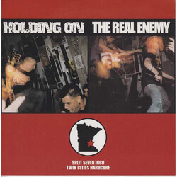 Holding On / The Real Enemy Split Seven Inch Twin Cities Hardcore USED VINYL 7INCH