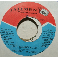 Anthony Red Rose All Season Love Vinyl 7" USED