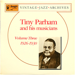 Tiny Parham And His Musicians Volume Three 1926-1930 Vinyl LP USED